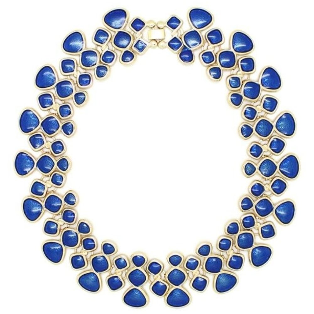 Eye Candy Los Angeles Blue My Neck Stone Necklace